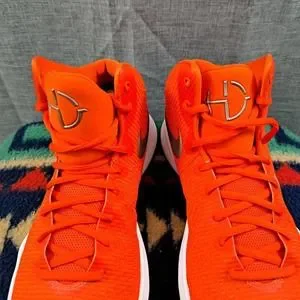 Nike | Shoes | Nike Hyperdunk Mens Orange Silver White Size  display picture 1